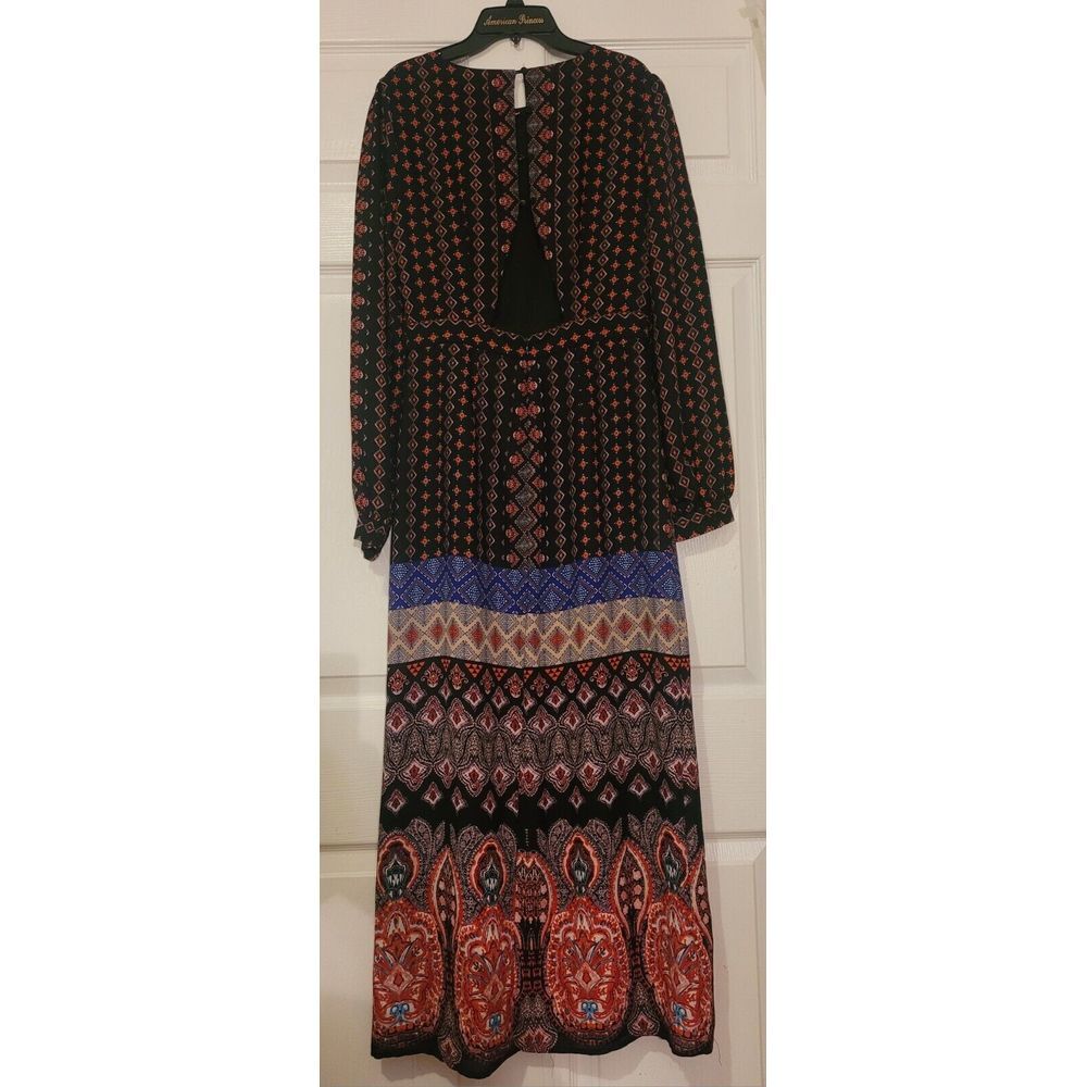 Forever 21 Maxi Dress Sz Small , Front Slit And Open Back‎